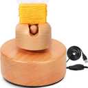 XEmbro Electric Embroidery Floss Bobbin Winder - Beech Embroidery Floss Cross Stitch Thread Winder - Bobbin Winder Machine for Embroidery Work and Sewing Project