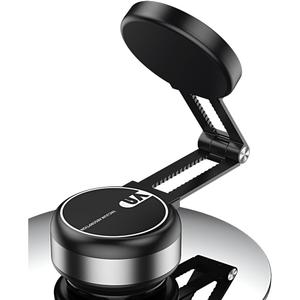 Nixiveofficial Magnetic Phone Holder, 360° Rotatable Adjustable Foldable Electric Vacuum Suction Mount for Car/ Gym/ Mirror