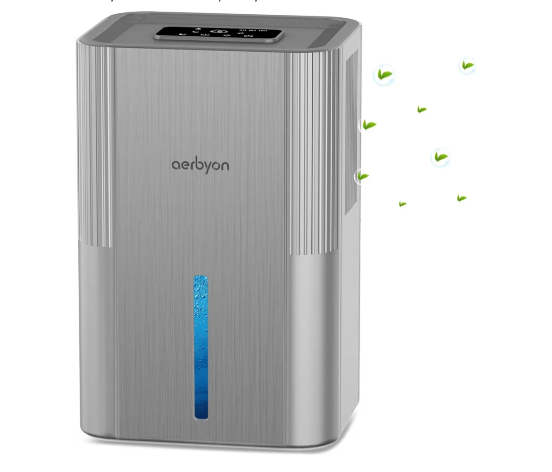 Dehumidifiers for Home 95 OZ Water Tank(1000 sq. ft) Dehumidifier for Bathroom with Auto Shut Off,7 Colors Light, Quiet Sleep Mode Dehumidifier for Bedroom, Basement, RV, Closet