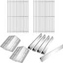 Hiorucet Grill Parts for Weber Genesis 300 Series with Front Control Knob E310, E320, E330, S310, S320, S330, EP310, EP320, EP330, CEP310, 7524 Grill Grates 7620 Flavorizer Bars 7622 Heat Deflectors