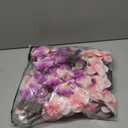 Fantasee Orchid Twig Lights,20 LED Artificial Phalaenopsis Branch Lights Battery Powered Flexible Branch Decor Lights for Home Shop Windows Vase Room Wedding Christmas (2 Packs, Pink + Purple)