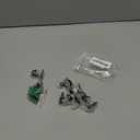 Piutouyar 6 Pack Black Screw Mounted Ceiling Hooks, Heavy Duty Under-Shelf Coat Hook, Stainless Steel Towel/Robe Clothes Hook Hanger for Cabinet, Kitchen, Cupboard, Bathroom