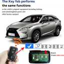 2Pcs DIY Smart Key Fob Replacement Kit for 2010-2015 Lexus RX350 RX450h GX460 08-13 Lexus LX570 11-16 Lexus CT200h Keyless Entry Remote Control 271451-5290 GNE