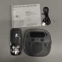 Tetra Ultrasonic Dog Bark Deterrent Devices, Rechargeable Anti Barking Device for Dogs with Sensor & 60ft Remote Control, Adjustable Bark Stopper Indoor Outdoor (YKZFQ-20)