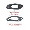 WOTIAN Gasket Kit Compatible with Honda and Clones GX390 GX420 GX440 188F 190F(188series) Engine & Generator Carburetor Air Filter Cylinder Head Muffler Crankcase Gaskets Oil Seals