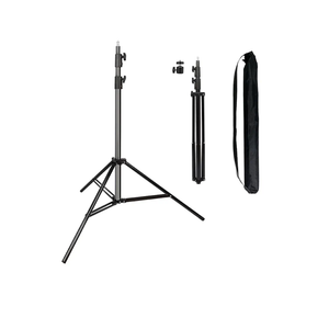 Heavy Duty Light Stand 9.5 Feet/2.8 Meters Adjustable Spring Cushioned Metal Photography Tripod Stand for Photo Studio Speedlight, Ring Light, Photographic Equipments Thickening Flash Stand