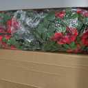 4 Bundles Large Artificial Geranium Flowers for Outdoors UV Resistant Faux Silk Flowers Realistic Fake Plants for Porch Balcony Patio Garden Home Decor (Red)