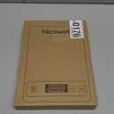 Nicewell Food Scale, 22lb Digital Kitchen Scale Weight Grams and oz for Cooking Baking, 1g/0.1oz Precise Graduation, Stainless Steel and Tempered Glass (Ash Silver)