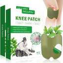 84Pcs Knee Patches, Warming Herbal Patches Wormwood Extract Sticker Heat Patches for Knee, Back, Neck, Shoulder