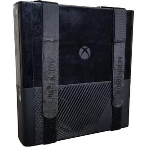 Mount Genie The All-in Wonder Mount (1-Pack): The Easiest Wall Mount for Any Component Routers Modems Xbox Game Consoles DVRs | One Size Fits All | Home and Business (Black)