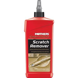 Mothers California Gold Scratch Remover, 8 oz. Safely & Effectively Eliminates Light Scratches, Scuffs & Transfers from Paint & Clearcoat, Restores Shine Around Handles and High-Touch Areas (8 Fl Oz, Pack of 1)
