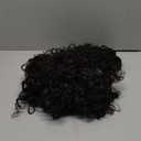 Clip in Hair Extensions, FLUFYMOOZ 4PC 100 Pure Protein Silk Hair Extensions Long Soft Natural Hairpiece 20 Inch Curly Hair Extension for Women (Dark Chocolate Brown)