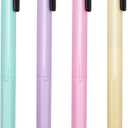 4 x Multicolor Ballpoint Pen 0.7, Multicolor Pen in One, 4-in-1 Colored Pens, 4 Color Retractable Pen in One, Colorful Ink, Ballpoint Gift Pens for Planner Journaling, Valentines Day Gifts