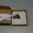 Bluetooth Portable Home CD Music Player with Remote Control, Timer, Built-in Speakers and LED Display - FM Radio Boombox (White)