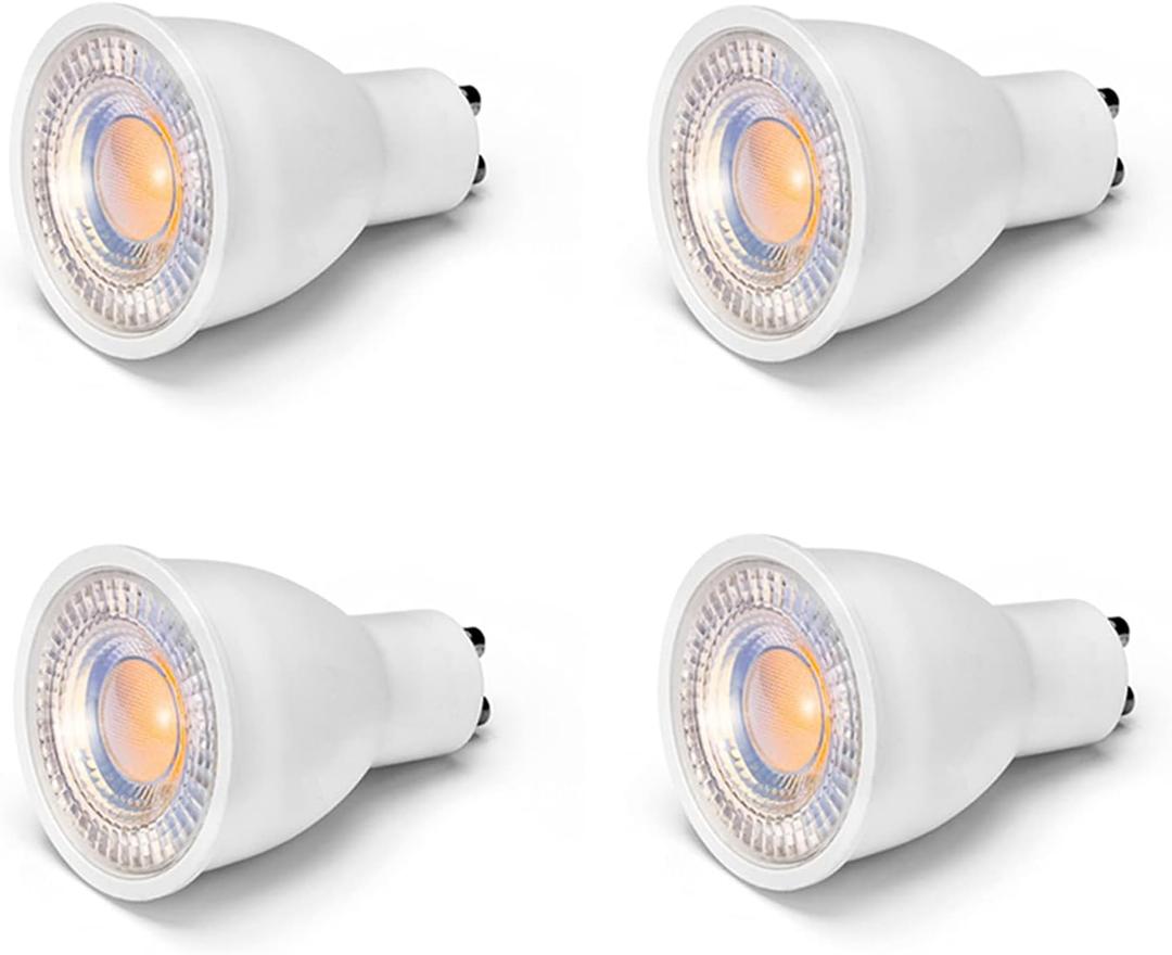 8W GU10 LED Bulbs MR16 GU10 Base 8 Watt(Equivalent to 75W Halogen Bulbs)High Brightness 800LM LED Spotlight Bulbs for Landscape Recessed Track Lighting,Non-dimmable,38 Beam Angle,4 Pack (Warm White)