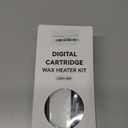 Roll On Hair Removal Kit: Portable Wax Heater, 2 Honey Soft Wax Cartridges, 100 Non-Woven Strips for Women & Men