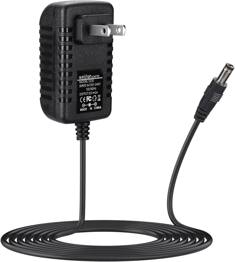 12V Power Cord for Seagate Backup Plus SRD0SD0, Expansion SRD00F2 External Hard Drive, Power Supply Charger