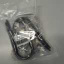 2 x Christmas Stocking Hooks,Non Slip Vinyl Coated Stocking Holder for Mantle Set of 4 Pack, Black Metal Stocking Hanger with Rubber Coated Stocking Hooks for Christmas Party Decorations