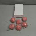 Zhanmai 6 Pieces Brain Stress Balls Brain Splat Ball Brain Shaped Toys Zombie Brains Balls Red Novelty Fake Brain Scary Toys for Teenagers and Adults Decompression and Relaxation Fun Toys, 2.4 Inch