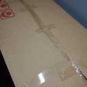 Irregular Asymmetrical Wall Mirror, 48" x 24" Flannel Wrapped Wooden Frame Frame Mirror for Living Room Bathroom Entryway, Hanging or Leaning Against Wall(Grey)