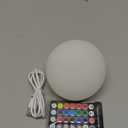 WISEAL Waterproof 4-Inch LED Floating Pool Lights, Rechargeable Orb Night Light for Kids, 16 RGBW Color-Changing Light Up Ball, Hot Tub Lights, Pool Accessories, Remote Control (1Pack)