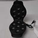 Mini Stuffed Pancakes Maker, Electric Ebleskiver Poffertjes Maker Pan, Danish Pancakes Maker, Cake Pop Maker, Bake 7x 2'' Ebelskivers without any Flipping operation