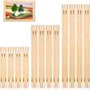 6 Sets Stretcher Bars for Needlework, 3 Sizes Wooden Canvas Stretcher Bars Needlepoint Stretchers Bar Needlepoint Frame Canvas Stretchers Bar Set for Oil Paintings, Prints by Numbers and Posters
