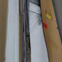 Mifuro Tall Dresser for Bedroom, Vertical Storage Organizer Tower with 7 Drawers, Chest of Drawers with Fabric Bins, Steel Frame, Wood Top for Bedroom, Closet, Entryway- Brown