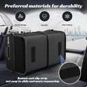 Sposuit Trunk Organizer for Car - 70L Collapsible Car Storage with 11 Pockets & Reinforced Handles, SUV Trunk Organizers for Grocery Cargo(Black)