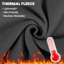 Fivali Winter Neck Warmer Gaiter: 4 Pack Windproof Face Cover Cold Weather Protection for Men Women Fleece Scarf for Skiing (One Size, Black)