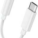 Seulliya USB C to 3.5mm Headphone Jack Adapter for iPhone 17/16/15 Pro/Max, Hi-Res Audio DAC Dongle, 3.5mm Aux Cord Converter for Samsung Galaxy, iPad, Car, USB-C Devices 1Pack