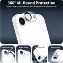 4-Pack Camera Lens Protector for iPhone 17e/16e, 9H Tempered Glass Camera Cover Screen Protector Accessories, HD Clarity, Anti-scratch, Case Friendly, Shockproof Full Protective