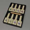 CANNI 8 Pcs 9 ML Cat Eye Gel Nail Polish Set, Red Purple Pink Blue Green Glitter Rainbow Holographic Cat Eye Gel Polish Kit with Magnet Colors Nail Art Manicure Salon DIY Gifts