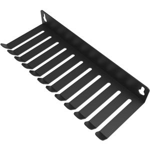 Wall Mount Cable Hanger Cable Rack Organizer Holder with 11 Slots or Cord Management Cable Storage (9INCBH)