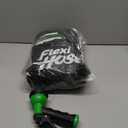 Flexi Hose PLUS with 8 Function Nozzle Expandable Garden Hose, Lightweight & NoKink Flexible Garden Hose, 3/4 inch Solid Brass Fittings and Double Latex Core, 75 ft Black