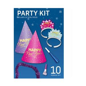 Amscan Shooting Stars New Year's Party Kit, 25 pc