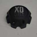 XD Series by KMC Wheels KMC XD Series 441 796 797 798 800 801 8 Lug Matte Flat Black Center Cap 1079L170-MB-8LUG