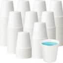 RACETOP 3 oz 500 pack Disposable Paper Bathroom Cups, Small Coffee Cups, Mouthwash Cups, Bath Paper Cups Ideal for Bathroom, Mouthwash (3oz 500count) (500)