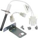 80 Volt Silicon Nitride Igniter， IGN00145 Furnace Ignitors For Furnace Igniters Compatible with Trane IGN145, 768A815 Hot Surface Ignitor Kit With Mounting Screws White