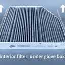 OIFILLIO Cabin Air Filter for 2020-2023 Mercedes GLE350, GLE450, GLE53 AMG, GLE63S, GLE580, GLS450, GLS580, GLS63, Maybach GLS600, W167 Series Replace A1678350400 &A1678350200