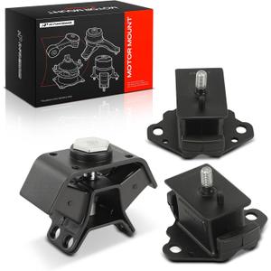 A-Premium 3PCS Engine Motor Mount and Transmission Mount Kit Compatible with Toyota Tacoma 1995-2004 RWD 2.4L 2.7L, T100 1994-1998 2.7L