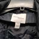 Daily Ritual Women's Padded Belted Puffer Jacket,  Black Large