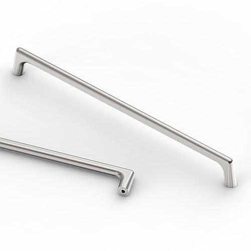 Asidrama 10 Pack 11.3 Inch(288mm) Brushed Satin Nickel Cabinet Pulls Cabinet Handles Cupboard Handles Kitchen Cabinet Hardware for Cupboard Drawer Pulls