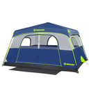 4/6/8 Person Instant Tent, Waterproof Pop Up Tents for Camping with Rainfly, 60 Seconds Easy Setup, Automatic Cabin Tent for Family Camping with Expandable Carry Bag & Upgraded Ventilation