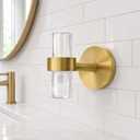 Solid Brass Lucite Hook with Vacuum Suction Cup | Clear Acrylic Coat Hook | No Drill Wall Mounted Towel Hook | Brushed Brass Lacquer Finish | Heavy Duty Bathroom, Entryway & Shower Glass Hook