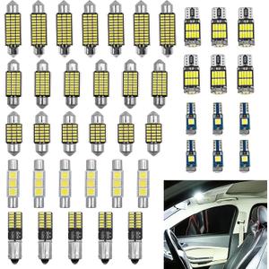 ZOKYUYS 14 PCS Interior Car LED Dome Light Kit, Trunk Door Courtesy License Plate Light, white Super Bright White Dome Map Tail Cab Lights Bulb Kit Set, Car Dome Map Dash Door Trunk Indicator Light