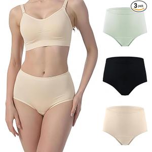 Underwear for Women,6 Layer High Absorbency Leak Proof Underwear 4Pack, Size XL