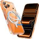 MAGIC JOHN for iPhone 17 Pro Case [Camera Control Button] [Compatible with MagSafe] Scratch-Resistant Cover, Military-Grade Shockproof, Magnetic Phone Case for iPhone 17 Pro, Clear