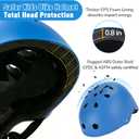 Kids Bike Helmet, Toddler Helmet for Youth Boys Girls Ages 1-3/2-4/3-5/5-8/8-14 Year Old, Adjustable Fit & Lightweight, Multi-Sport Safety for Skateboard Skating Bicycle Scooter Cycling