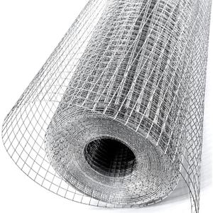 Hardware Cloth 1/4 in. x 4 ft. x 50 ft. 23-Gauge, Sturdy Chicken Wire Mesh Roll for Secure Welded Wire Fencing, Ideal for Garden and Gopher Control Solutions (Silver) Hardware Cloth 1/4 in. x 4 ft. x 50 ft. 23-Gauge, Sturdy Chicken Wire Mesh Roll for Secure Welded Wire Fencing, Ideal for Garden and Gopher Control Solutions (Silver)